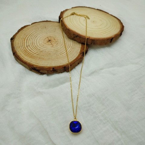 ΚΟΛΙΕ ΑΤΣΑΛΙ ΕΠΙΧΡΥΣΩΜΕΝΟ ΜΕ ΜΠΛΕ ΚΡΥΣΤΑΛΛΟ